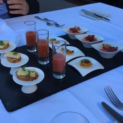 Restaurant Schlüssel - Amuse Bouche (the "5. course" of the 4-course meal)