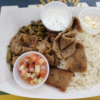 Truck Yard - Gyro platter from a food truck - Beer Gardens Near Me - The Colony, Texas Truck Yard - Gyro platter from a food truck - Beer Gardens Near Me - The Colony, Texas