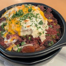 Shepherd's pie: delicious! Shepherd's pie: delicious!