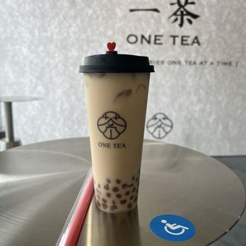 One Tea - One Tea Signature milk tea with golden boba - Bubble Tea Near Me - Temple City, California
