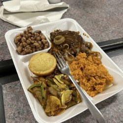 Wings, Rings and Things - Sunday dinner, hamburger steak