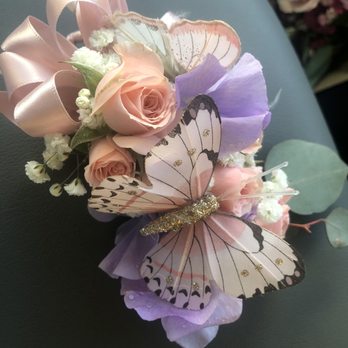Zuzu's Petals - Butterflies corsage for mommy to be - Florists Near Me - Arcadia, California Zuzu's Petals - Butterflies corsage for mommy to be - Florists Near Me - Arcadia, California