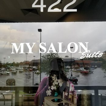The Lash Queens Esthetics Spa - The door to their suite. My feather brow process before and after. And my lashes (princess volume). - Eyelash Service Near Me - Marietta, Georgia