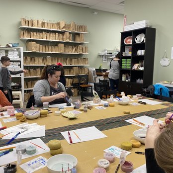 Ceramic Cafe - Private back room for 12+ people - Paint-Your-Own Pottery Near Me - Overland Park, Kansas Ceramic Cafe - Private back room for 12+ people - Paint-Your-Own Pottery Near Me - Overland Park, Kansas