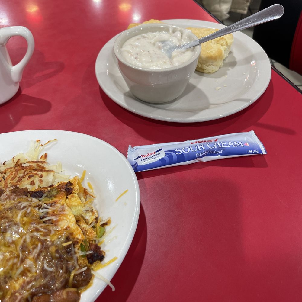 Biscuit and gravy Biscuit and gravy