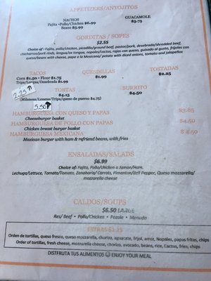 Menu photo 5 Rio Verdence Houston, TX