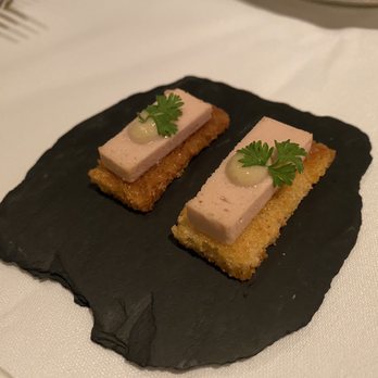 Le Papillon - Amuse Bouche #1 (foie gras pate) - French Near Me - San Jose, California