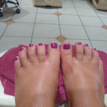 Lena Gel Nails and Spa - Deluxe pedicure matched to my dip manicure color. Kelly is a genius. - Nail Salons Near Me - Yucca Valley, California