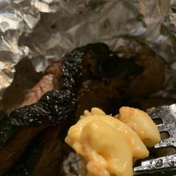 J & L BBQ - Brisket, Mac and Cheese (10/10!).