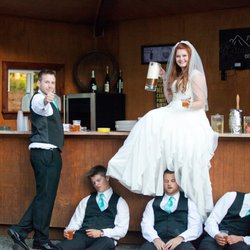 Pour Girls & Some Guys - Bride and Groom outlasted the groomsmen