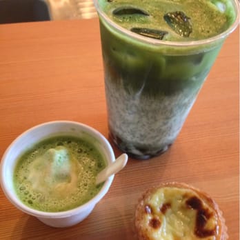 Asha Tea House - Soy matcha latte, matcha affogato and matcha mochi egg tart - Tea Rooms Near Me - Berkeley, California Asha Tea House - Soy matcha latte, matcha affogato and matcha mochi egg tart - Tea Rooms Near Me - Berkeley, California