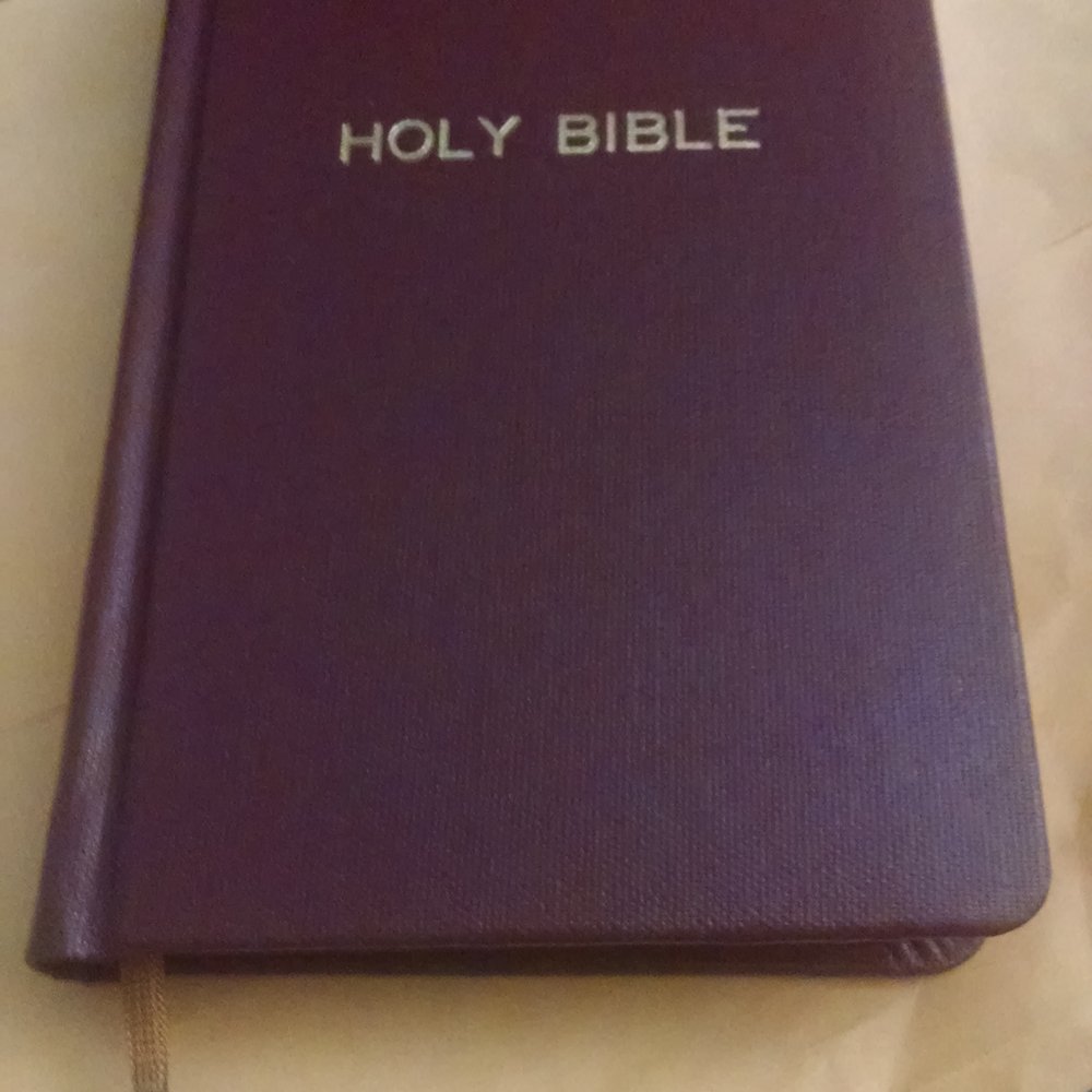 Rebound my bible with a new hardcover and gold letter embossing