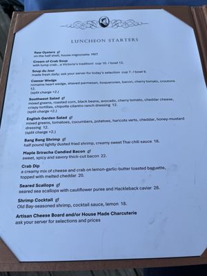 Menu photo 1 Victoria's Restaurant Rehoboth Beach, DE Menu photo 1 Victoria's Restaurant Rehoboth Beach, DE