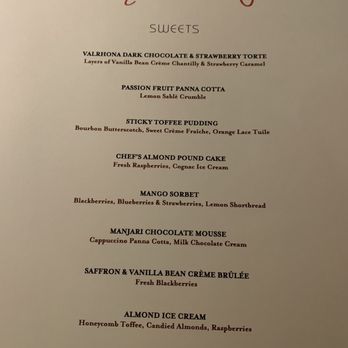 Charleston - Sweet Menu - New American Near Me - Baltimore, Maryland