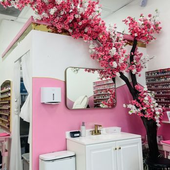 Pink Nail Care - Decorated pretty in pink. - Nail Salons Near Me - Vacaville, California Pink Nail Care - Decorated pretty in pink. - Nail Salons Near Me - Vacaville, California