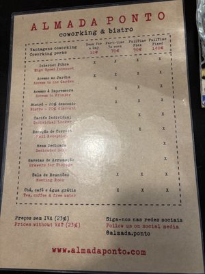 Menu photo 2 Almada Ponto Porto, 13