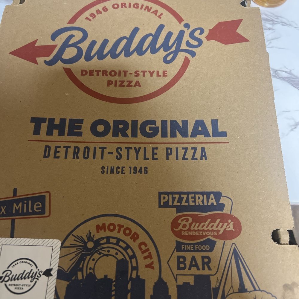 Buddy's Pizza - Pizza box - Pizza Near Me - Detroit, Michigan