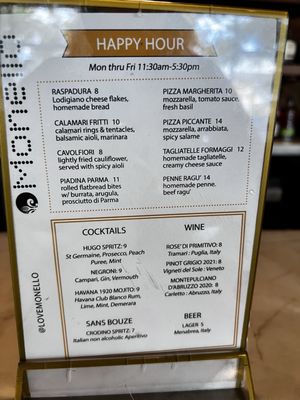 Menu photo 1 Monello San Diego, CA Menu photo 1 Monello San Diego, CA