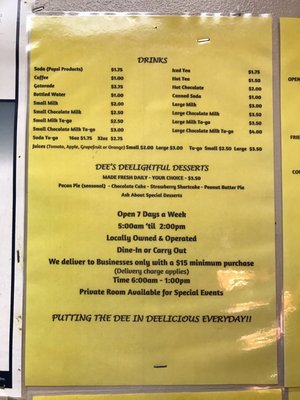 Menu photo 5 Dee's Diner Owensboro, KY