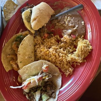 Que Pasa Mexican Cantina - Smoked Brisket Torta (gross) Shrimp Tacos(weirdly soggy) - Mexican Near Me - Rapid City, South Dakota