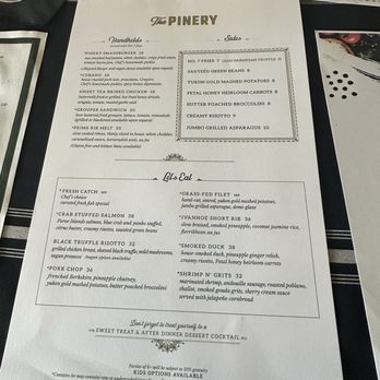 The Pinery - Menu 2026 - American Near Me - Orlando, Florida The Pinery - Menu 2026 - American Near Me - Orlando, Florida