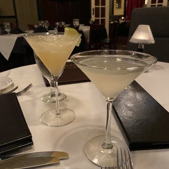 Michael John's - French-American Steakhouse - Margarita and a peach martini - New American Near Me - Bradenton, Florida