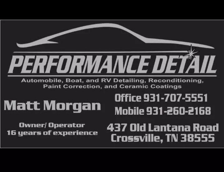 PERFORMANCE DETAIL Updated August 2024 2402 Miller Ave, Crossville