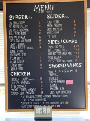 Menu photo 1 Bergstrom's Burgers Traverse City, MI Menu photo 1 Bergstrom's Burgers Traverse City, MI
