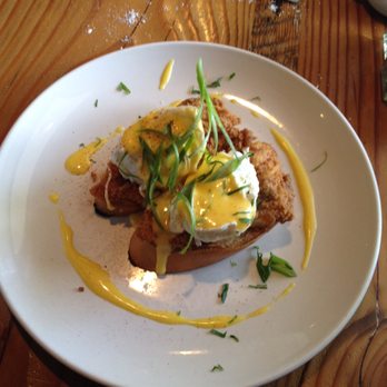 The Parish Cafe - Grouper Eggs Benedict - Cajun/Creole Near Me - Healdsburg, California