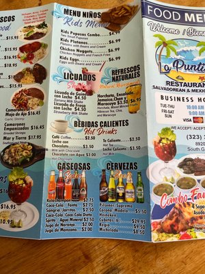 Menu photo 1 La Puntilla South Gate, CA Menu photo 1 La Puntilla South Gate, CA