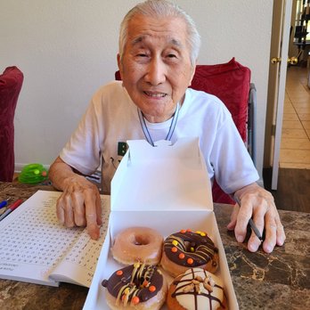Krispy Kreme - Top left: Original glazed, Top right and bottom left: Outrageous, Bottom right: Salty Sweet Crisp - Donuts Near Me - San Antonio, Texas