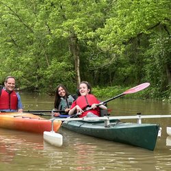 Adaptive Sports Connection - Enjoying kayaking with adaptive kayak setup.