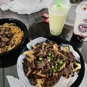 194 Eatery - Garlic Noodles Beef(Filet Mignon) Cheesy Bulgogi Fries Pistachio Smoothie Strawberry Yogurt Smoothie - Asian Fusion Near Me - La Mirada, California 194 Eatery - Garlic Noodles Beef(Filet Mignon) Cheesy Bulgogi Fries Pistachio Smoothie Strawberry Yogurt Smoothie - Asian Fusion Near Me - La Mirada, California