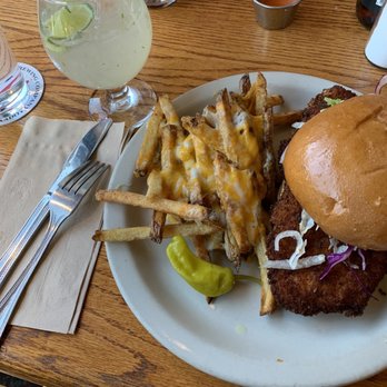 Mountain Sun Pub & Brewery - Red rooster (hot chicken) sandwich - Pubs Near Me - Boulder, Colorado