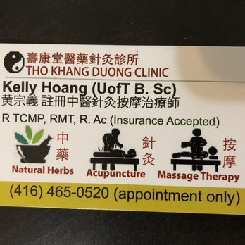 Tho Khang Duong Clinic - Acupuncture Near Me - Toronto, Ontario
