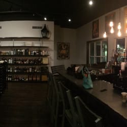 Inside bar and liquor area