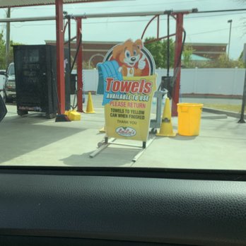 Lulu's Car Wash - They have towels customers can use afterwards at the vacuuming stations - Car Wash Near Me - North Augusta, South Carolina