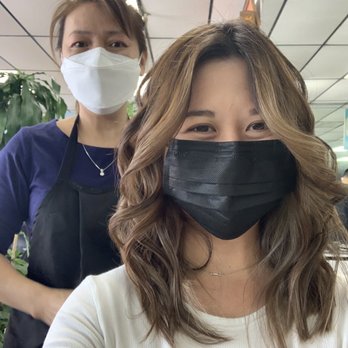 King Salon - Love Helen! She also gave me curtain bangs at my request and they look great! - Hair Salons Near Me - Houston, Texas