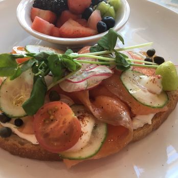 Aurora - Lox on toast (Mother's Day Brunch) - Coffee & Tea Near Me - Oklahoma City, Oklahoma