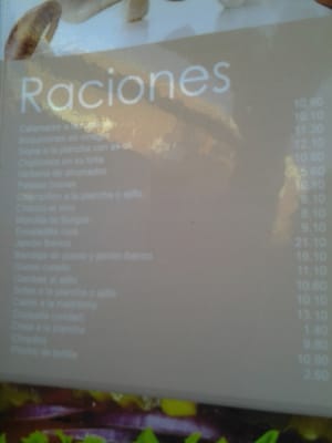 Menu photo 3 El Chipirón Madrid, M