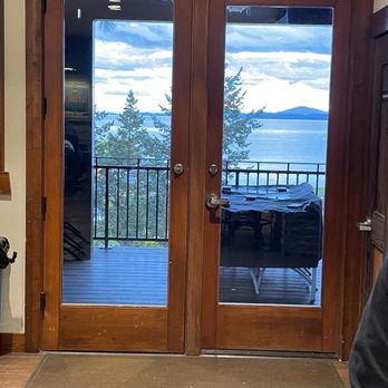 Flathead Lake Brewing Co. Pubhouse - View from our table. It was too cold to sit outside, but the view is still incredible. - American Near Me - Bigfork, Montana Flathead Lake Brewing Co. Pubhouse - View from our table. It was too cold to sit outside, but the view is still incredible. - American Near Me - Bigfork, Montana