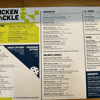 Chicken N Pickle - San Antonio - Menu 6/2024 - Pickleball Near Me - San Antonio, Texas