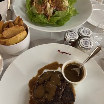 Le Fouquet's - "Small" Caesar salad could easily feed 3-4. Steak Frites - French Near Me - Paris, 75 Le Fouquet's - "Small" Caesar salad could easily feed 3-4. Steak Frites - French Near Me - Paris, 75