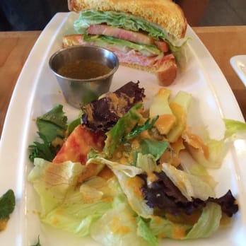 Prince Tea House - California Sandwich with Salad. - Desserts Near Me - Brooklyn, New York