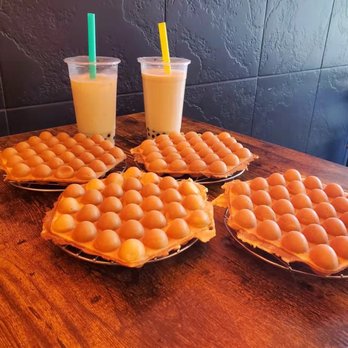 Ice Dream - Milk tea and Egg Puffs! - Bubble Tea Near Me - Sacramento, California