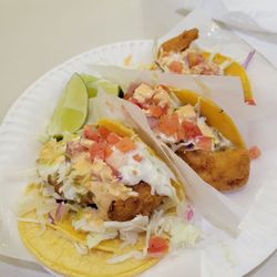 Baja California Tacos - Fish tacos - $1.99 each on Wednesdays