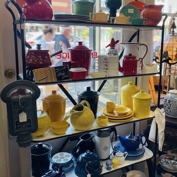 Whistlestop Antiques - Great display of mid century pottery, Bauer, Fiesta, Ball. - Antiques Near Me - Santa Rosa, California Whistlestop Antiques - Great display of mid century pottery, Bauer, Fiesta, Ball. - Antiques Near Me - Santa Rosa, California