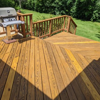 Deck Doc - Finished deck - with some new boards! - Pressure Washers Near Me - Northbrook, Illinois