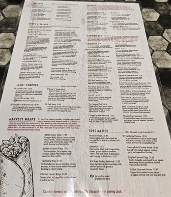 Menu photo 6 Country Harvest - Camarillo Camarillo, CA
