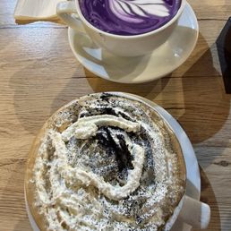 Ube latte (top), rain fog (bottom) Ube latte (top), rain fog (bottom)